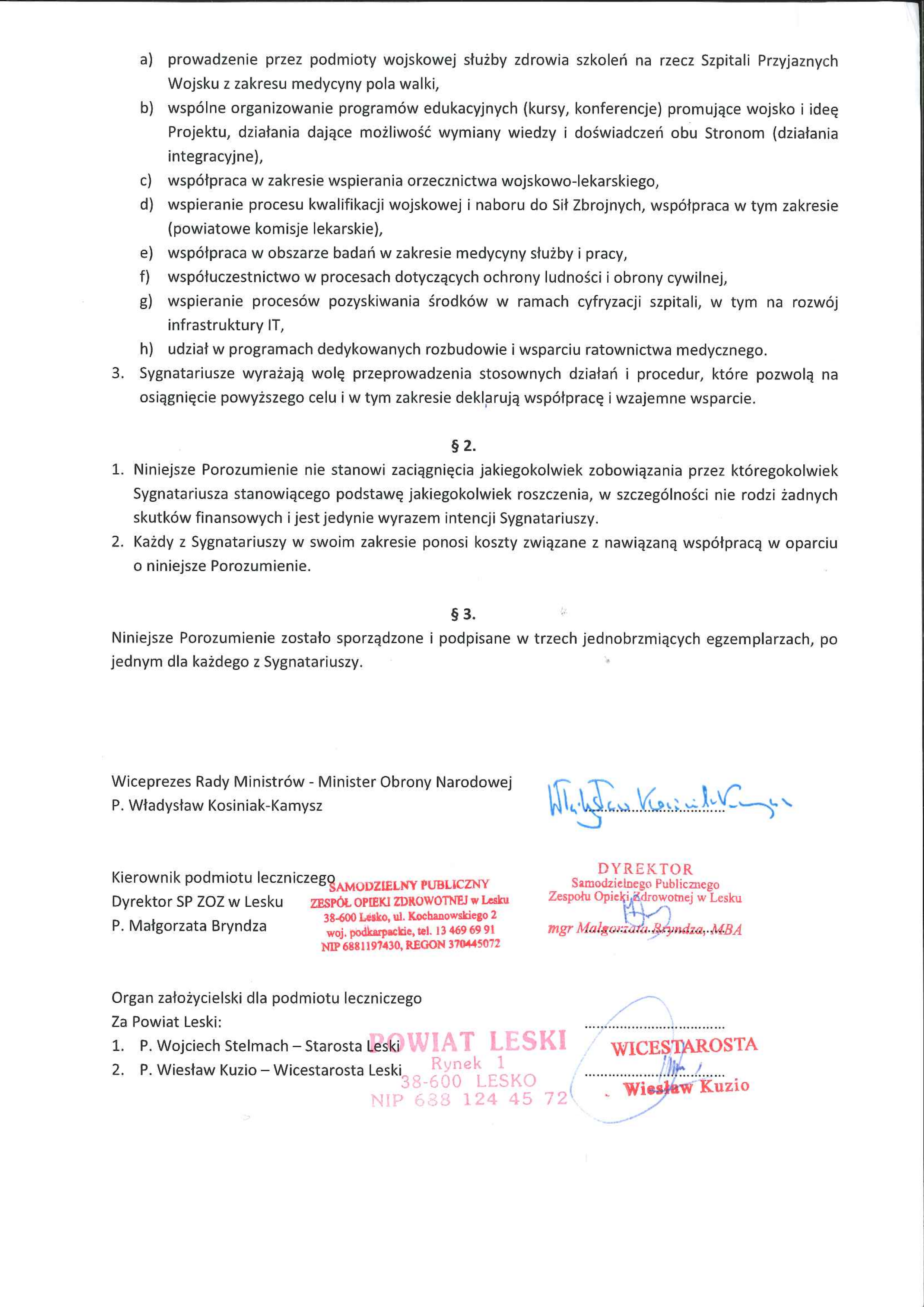 Strona 2 Porozumienie 